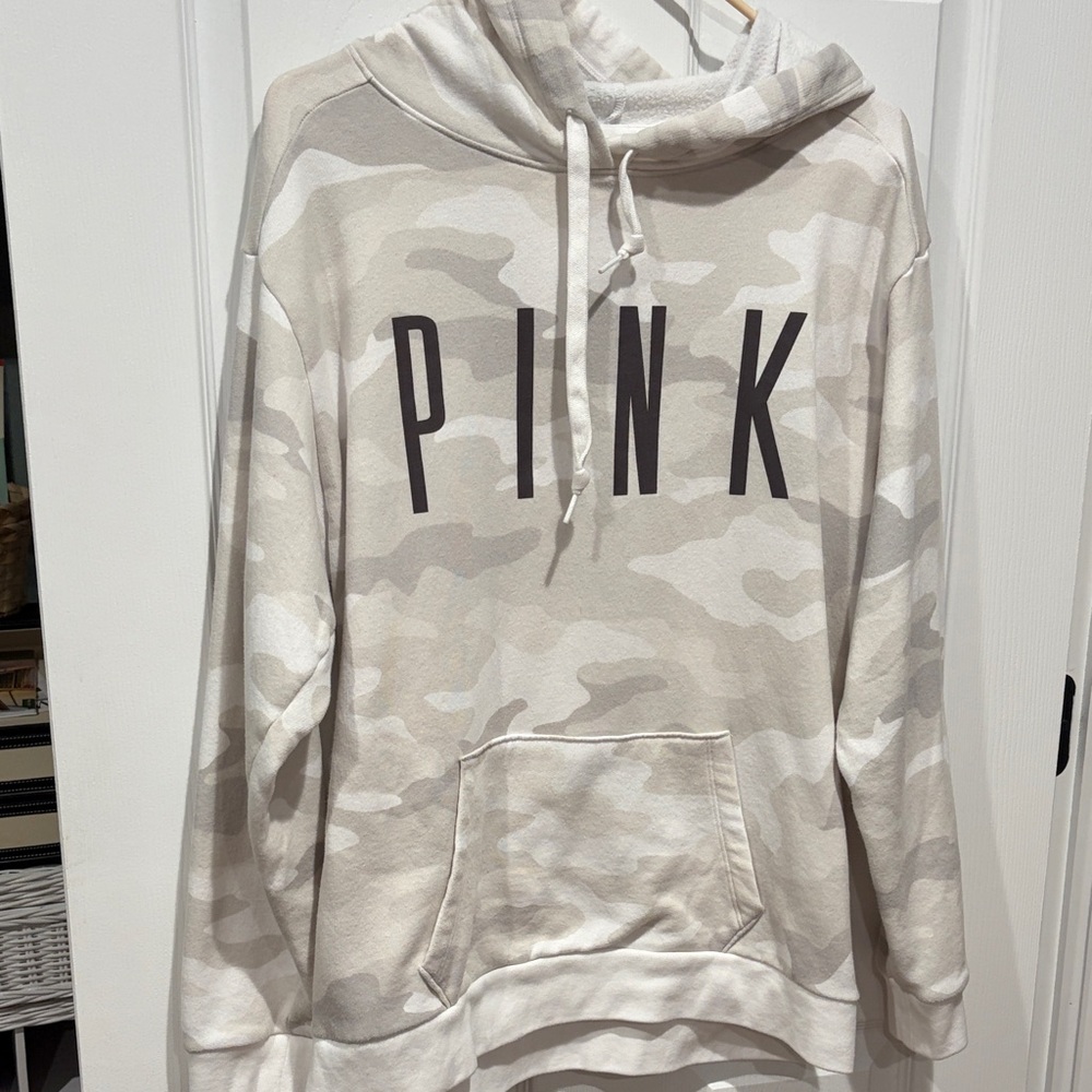 Pink Camo Hoodie size medium